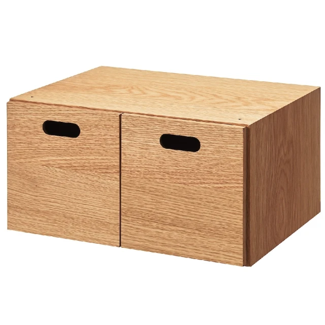 【MUJI 無印良品】橡木收納櫃/玻璃門 寬88*深44*高83cm。商品重量：約47kg。(大型家具配送) 歷史價格詳細信息