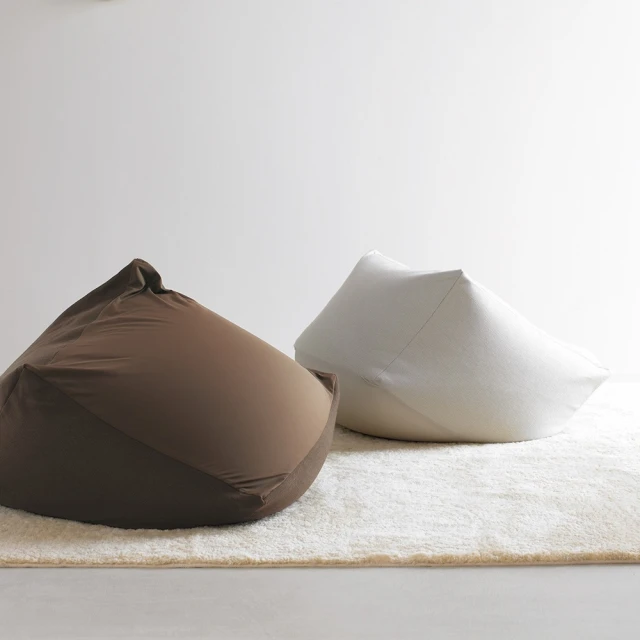 【MUJI 無印良品】懶骨頭沙發組.45×45/棉丹寧(深藍直紋) 歷史價格詳細信息