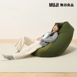 【MUJI 無印良品】懶骨頭沙發組.45×45/棉丹寧(深藍直紋) 歷史價格詳細信息