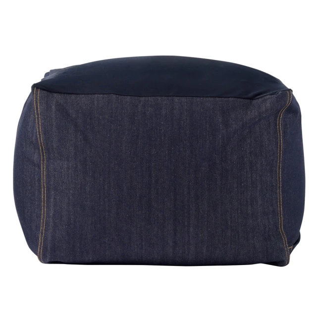 【MUJI 無印良品】懶骨頭沙發組.45×45/棉丹寧(深藍直紋) 歷史價格詳細信息