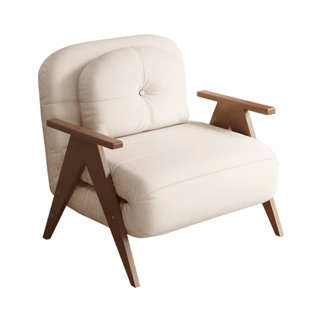 （木鈺堂）雙人布藝沙發 臥室休閒小沙發榻榻米 可折疊沙發床 懶人沙發椅 附兩個抱枕 歷史價格詳細信息