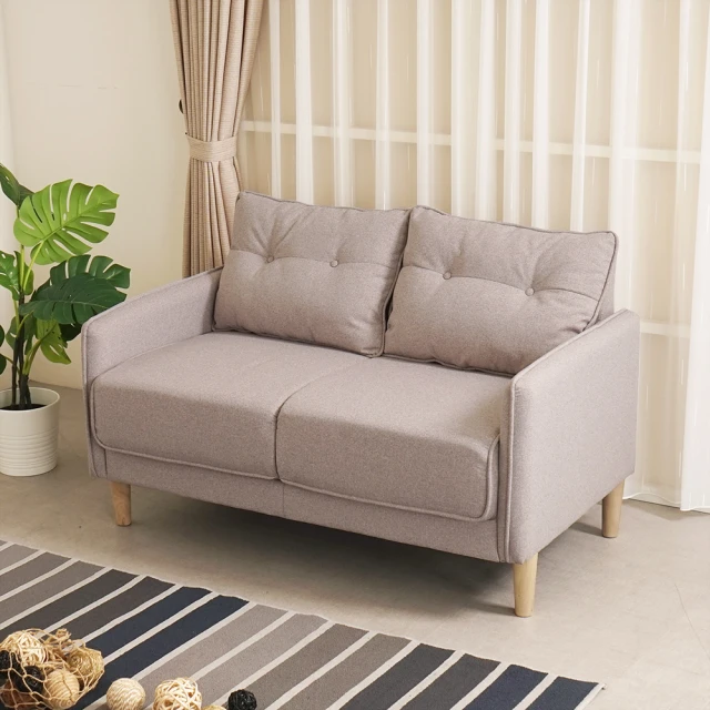 Homelike 羅伊質感亞麻布沙發床-墨灰綠 歷史價格詳細信息