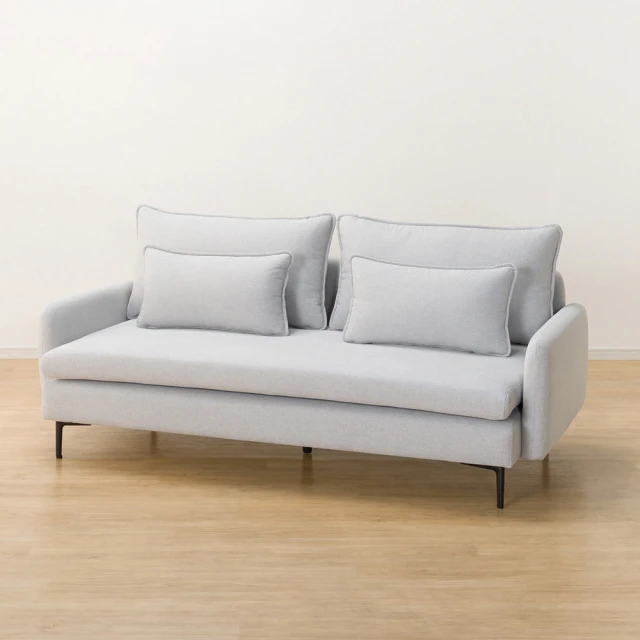 【NITORI 宜得利家居】◎耐磨耐刮 防潑水貓抓布 布質3人用沙發 MS01 N-S布 AQ-LGY(防潑水 貓抓布) 歷史價格詳細信息