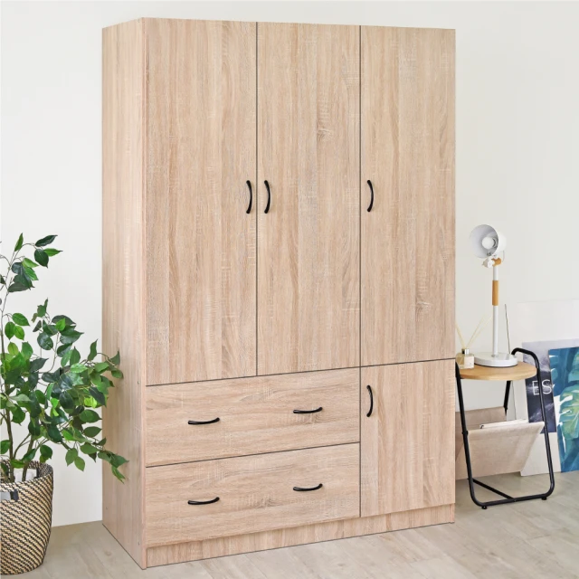 《HOPMA》大容量三門二抽衣櫥-漂流木 歷史價格詳細信息