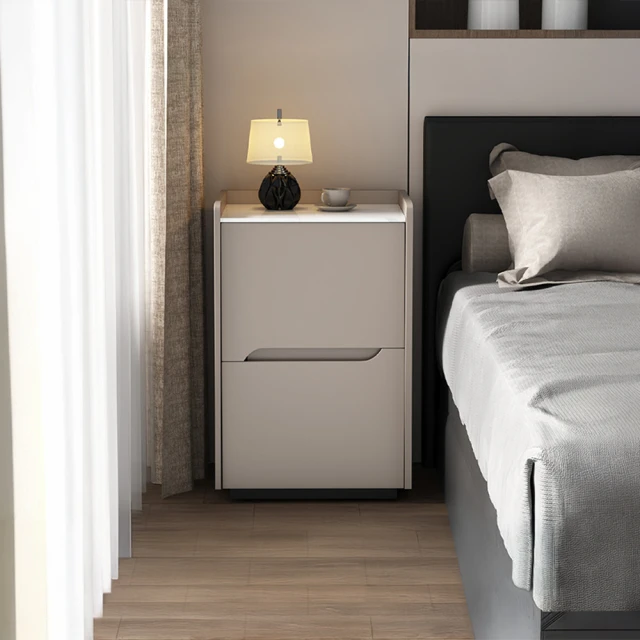 床頭櫃 實木抽屜櫃 邊櫃 岩板超窄縫隙櫃 35cm收納櫃 床邊櫃 儲物櫃 歷史價格詳細信息