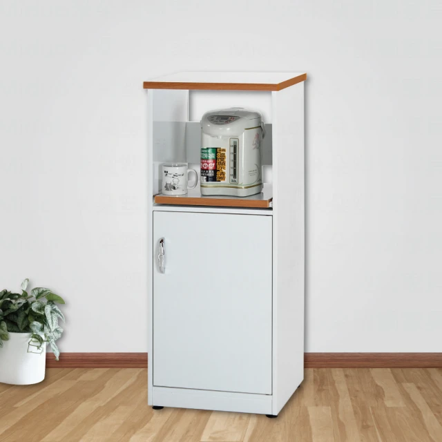 【米特家居】電器櫃 廚房電器櫃 加厚板材 圓潤邊角 承重力強(兩門一格) 歷史價格詳細信息