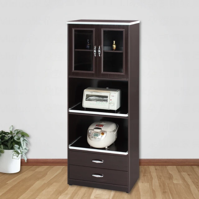 【米特家居】電器櫃 廚房電器櫃 加厚板材 圓潤邊角 承重力強(兩門一格) 歷史價格詳細信息