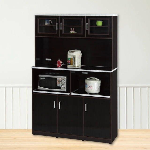 【米特家居】電器櫃 廚房電器櫃 加厚板材 圓潤邊角 承重力強(兩門一格) 歷史價格詳細信息