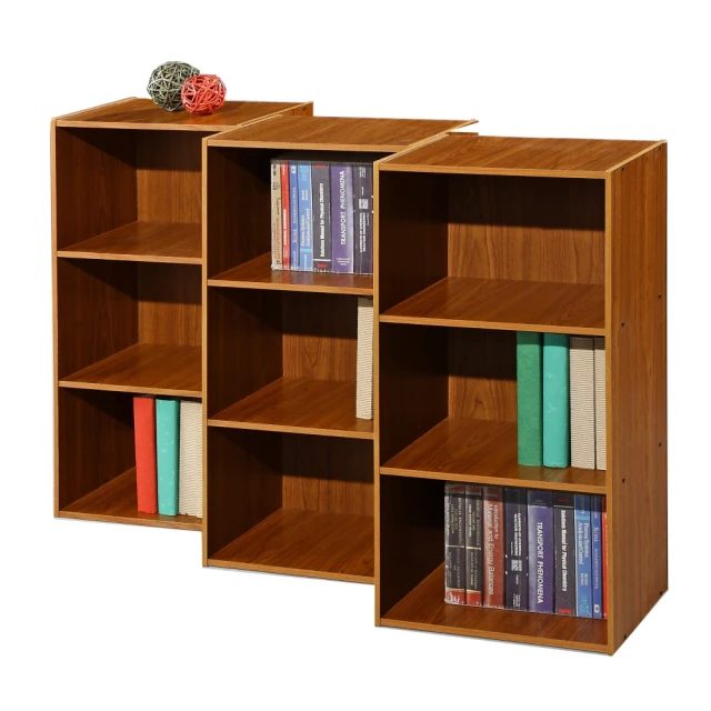 EASY HOME-開放式三層收納組合櫃-三入組-雙色可選(文件櫃 書櫃 收納櫃 置物櫃 日式書櫃 課本收納) 歷史價格詳細信息