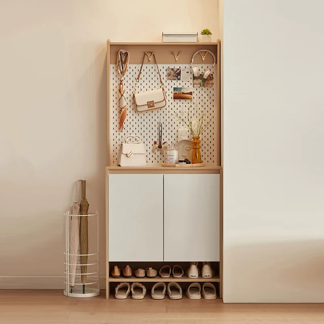 林氏木業簡約雙色多功能1.15M高餐邊櫃 OV1T-原木色 歷史價格詳細信息