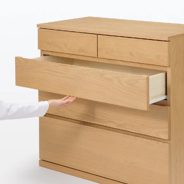 橡木四層櫃寬88*深44*高83 cm(大型家具配送)【MUJI 無印良品】 歷史價格詳細信息