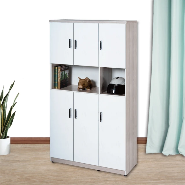 【Miduo 米朵塑鋼家具】3.2尺三門塑鋼鞋櫃 楓木系列-防水塑鋼家具 歷史價格詳細信息