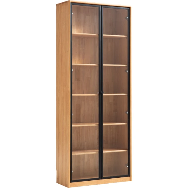 [自然物語]雙門實木收納櫃/電視櫃(雙面收納) 歷史價格詳細信息