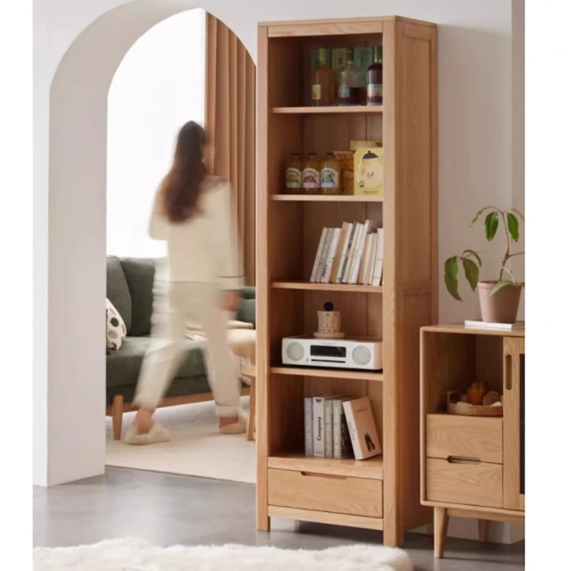 【橙家居·家具】/預購/艾勒系列0.6米五層實木小熊書架 AL-E2173(預購品 書櫃 層架 收納櫃 展示櫃) 歷史價格詳細信息