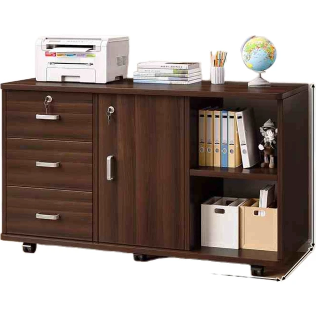 木質文件櫃資料櫃桌書櫃板式檔案儲物收納櫃辦公室背景文件櫃 歷史價格詳細信息