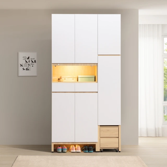 【直人木業】ELLIE 生活美學200cm玄關鞋櫃 歷史價格詳細信息