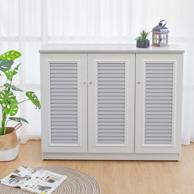 【南亞塑鋼】4尺三門塑鋼百葉鞋櫃(大理石灰) 價格比較,價格查詢,歷史價格詳細信息