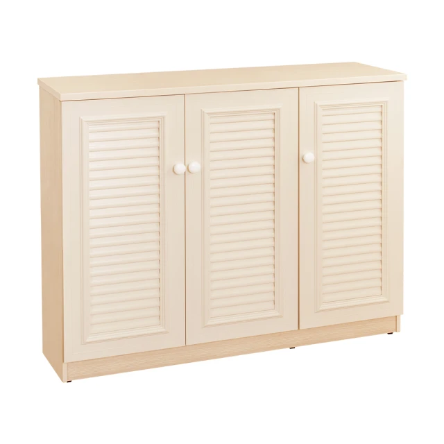 【南亞塑鋼】4尺三門塑鋼百葉鞋櫃(大理石灰) 歷史價格詳細信息