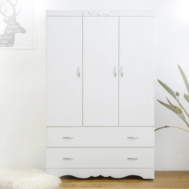 【時尚屋】[CU7]佛蒂雅原切白3x7尺下三抽衣櫃CU7-06免運費/免組裝 歷史價格詳細信息