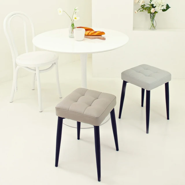 【MH 家居】波蘿麵包方形椅凳-2入(餐椅/凳子/化妝椅/方凳) 價格比較,價格查詢,歷史價格詳細信息