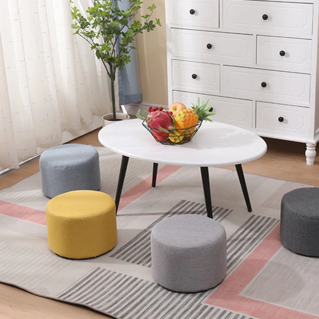 【DREAMCATCHER】棉麻圓形椅凳 2入組(椅套可拆洗/小圓凳/圓形椅凳/棉麻椅凳/小凳子/矮凳/沙發矮凳/鞋凳) 價格比較,價格查詢,歷史價格詳細信息