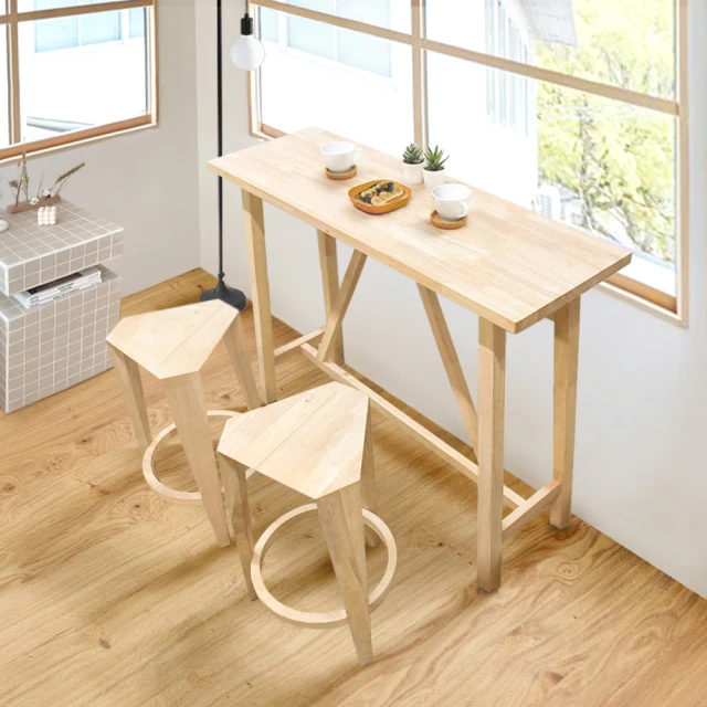 【IHouse】日式實木 吧檯桌/高腳桌/餐桌/吧台桌/中島(長120*寬40*高90) 歷史價格詳細信息