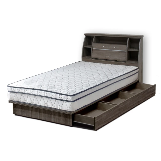 【A Factory 傢俱工場】直樹 日系美型 機能插座房間二件組-雙人加大6尺 歷史價格詳細信息