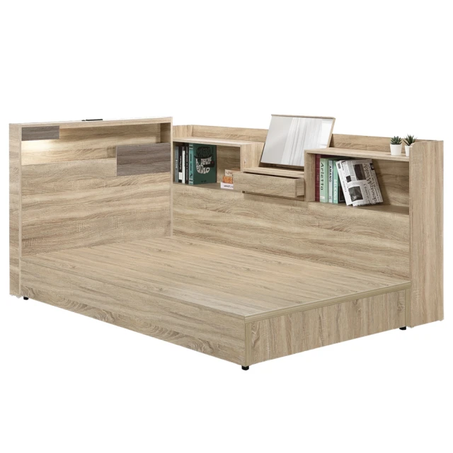 IHouse-日系夢幻100 房間3件組(床片+強化底+收納床邊櫃)-單大3.5尺 歷史價格詳細信息