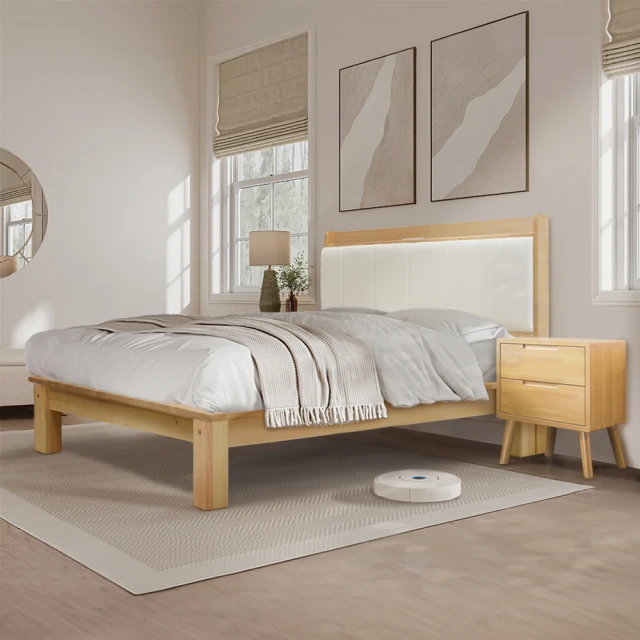 【IHouse】奶油韓風實木路易強化版 6尺床組 3件組(909B床頭+床底+天絲床墊) 歷史價格詳細信息