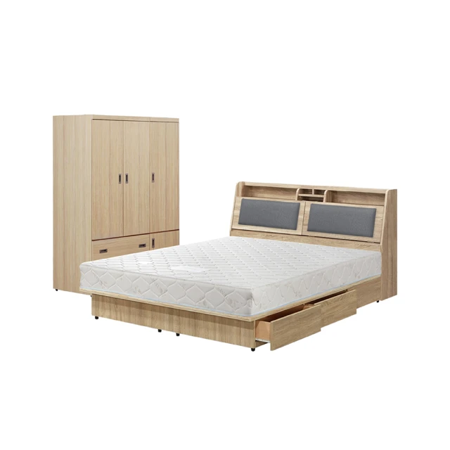 傢俱工場-新長島 日系田園風房間四件組 單大3.5尺 歷史價格詳細信息