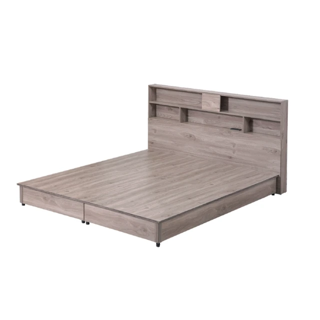 【久澤木柞】DA-6尺雙人加大迪克日式二件組/床頭片+低床底(灰橡色/橡木紋色)-運費另計 歷史價格詳細信息