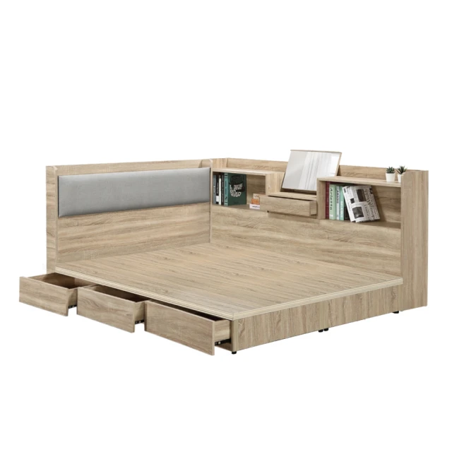 【IHouse】沐森 房間3件組(插座床頭、收納抽屜+掀床底、獨立筒床墊) 雙大6尺 歷史價格詳細信息