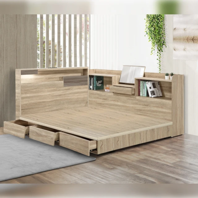IHouse-日系夢幻100 房間3件組(床片+強化底+收納床邊櫃)-單大3.5尺 歷史價格詳細信息