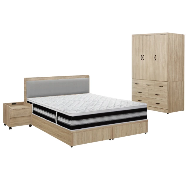 【IHouse】沐森 MIT木心板 插座貓抓皮靠枕 床頭片 雙人5尺 歷史價格詳細信息