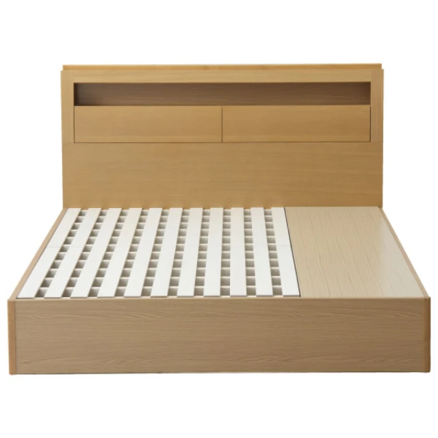 【NITORI 宜得利家居】◎單人床座 床架 N-ZIO-C BOX WW TW 附充電孔 附小夜燈(床座 床架 小夜燈) 歷史價格詳細信息