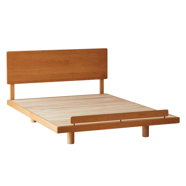 【hoi! 好好生活】預購60天★小半家具壹隅櫻桃木單人加大120x200懸浮床架-無床頭榻榻米款 歷史價格詳細信息