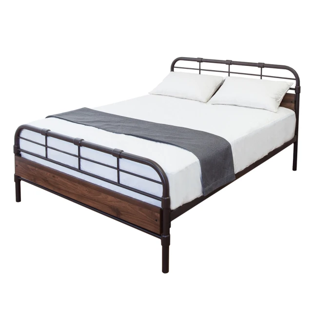 Boden-坦克工業風5尺雙人鐵床床架(不含床墊) 歷史價格詳細信息