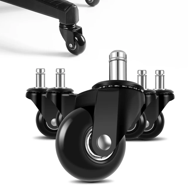 【G+ 居家】辦公椅2吋萬向PU輪5入組-炫風水晶黑-有飾蓋(電腦椅輪/靜音輪/滾動輪/椅腳輪) 歷史價格詳細信息