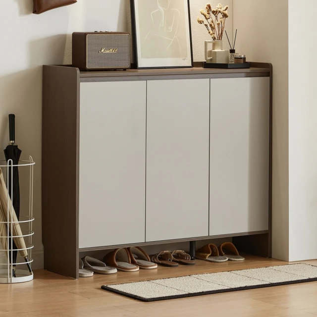 林氏木業簡約雙色1.8M收納電視櫃 OV1M-灰色 歷史價格詳細信息