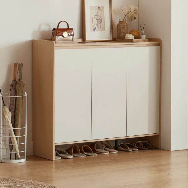 林氏木業簡約雙色1.8M收納電視櫃 OV1M-灰色 歷史價格詳細信息