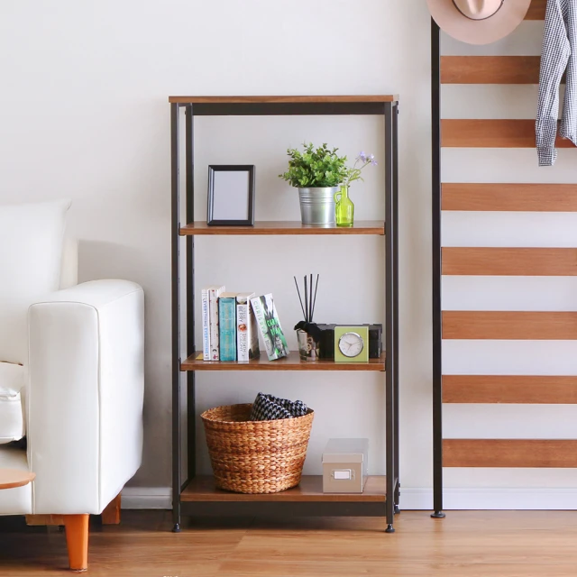 【IRIS】四層木質天板設計收納櫃-寬56公分-兩色可選DW-554(日本製/設計感/收納/大容量/簡約) 歷史價格詳細信息