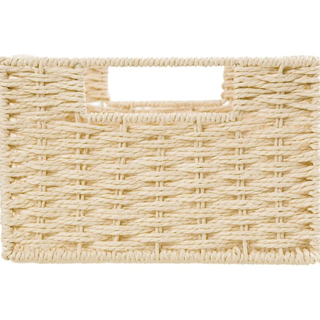 【NITORI 宜得利家居】編織收納籃 LAIRA3 橫式半格型 NA 收納籃 收納盒 整理盒 歷史價格詳細信息