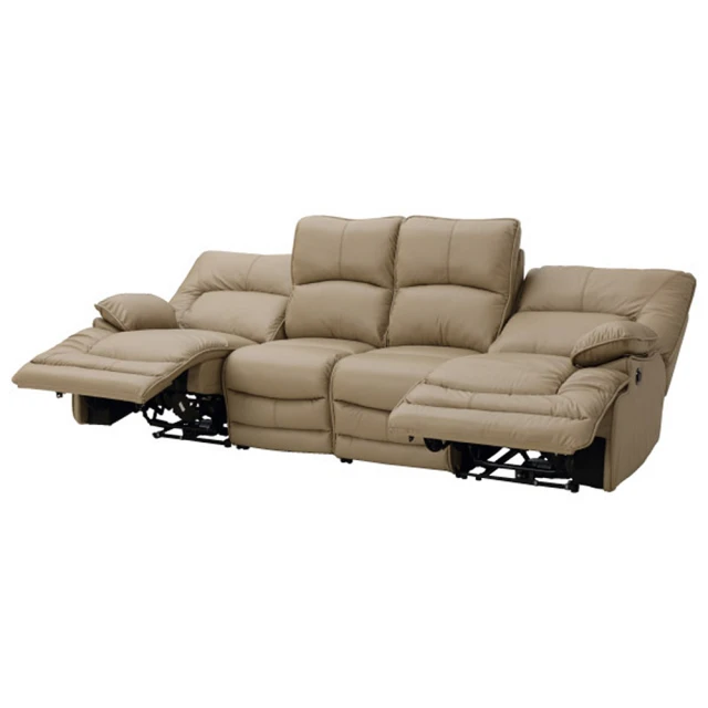 【NITORI 宜得利家居】◎半皮4人用電動可躺式沙發 電動沙發 GRAZE2 LMO 1014(電動沙發 半皮 獨立筒彈簧) 歷史價格詳細信息