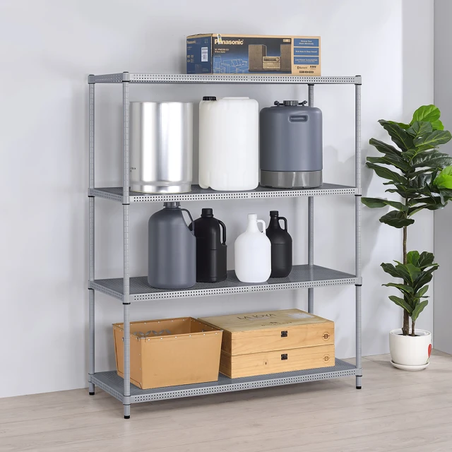 【AAA】耐重沖孔式四層烤漆置物架 60x45x180cm - 2色可選 歷史價格詳細信息