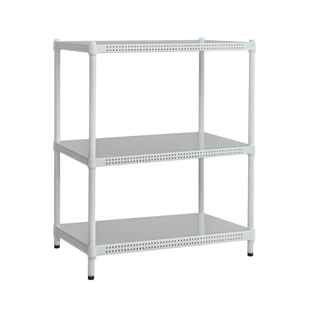 【dayneeds】極致美學 75x45x60cm 三層沖孔烤漆鐵板收納架 歷史價格詳細信息