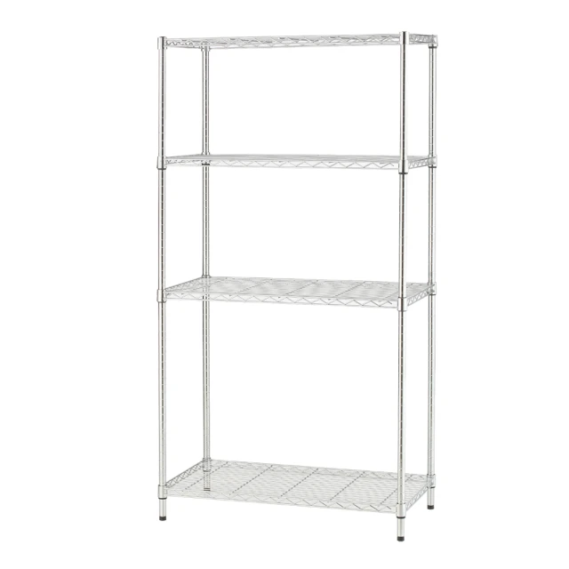 【KIWISH】鐵架MIT四層置物架60x46x150cm-雙色(四層架/鐵架/收納架/層架/置物架/廚房架/鐵力士架) 歷史價格詳細信息