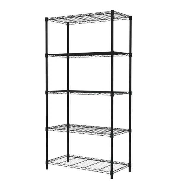 鐵架MIT輕型五層置物架120x60x210cm-極致黑色 歷史價格詳細信息