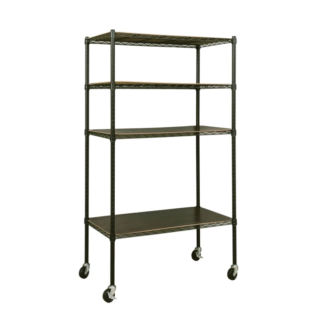 【dayneeds】輕型 90x45x150cm 四層烤漆波浪架-含四片木質墊板/75mm工業輪 歷史價格詳細信息