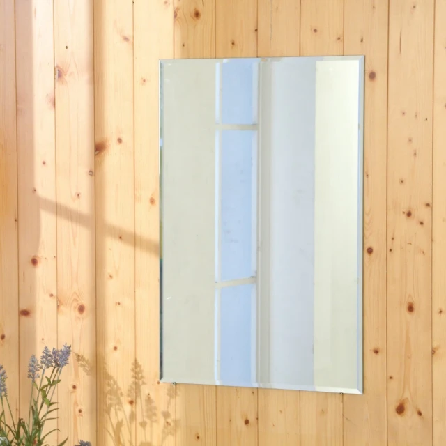 BuyJM無框斜邊加長版壁貼鏡/裸鏡30x60cm(2入組) 歷史價格詳細信息