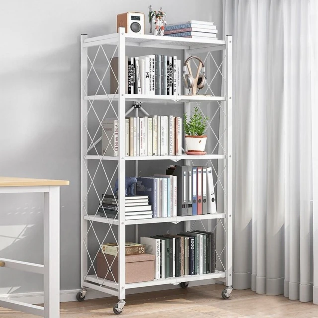 【MINE家居】電器架 廚房多層收納架 黃杉木+白架-寬80公分(電器架  廚房架 多層收納架) 歷史價格詳細信息